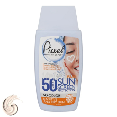 کرم ضدافتابspf50 پوست خشک وحساس 50میل. پیکسل