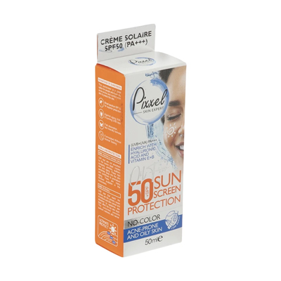 کرم ضدافتاب spf50 پوست چرب 50میل. پیکسل