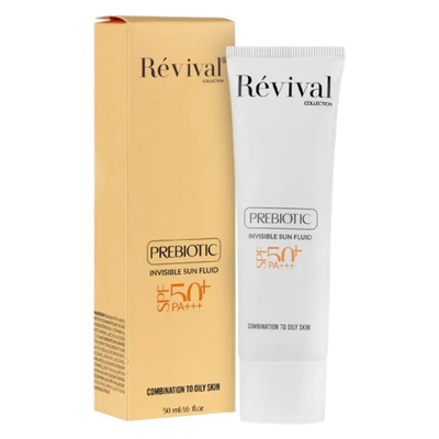 کرم ضد افتاب spf50 فلوئید روشن کننده 50میل . رویوال