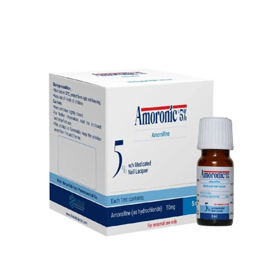 امورولفین لاک دارویی ناخن 5درصد50م- امورونیک